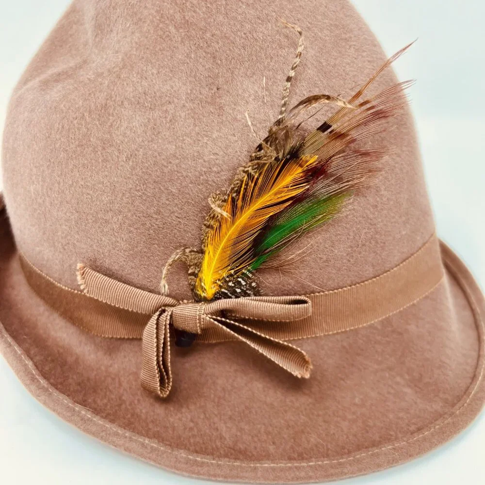 Henry Pollak 40s-50s Zephyr German Style Wool Felt Hat - Picture 2 of 7